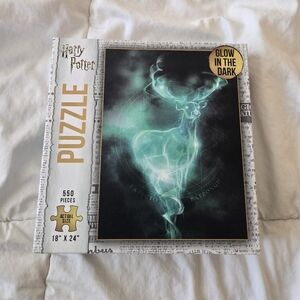 Harry Potter Patronus Glow in the Dark Puzzle - 550 Pieces